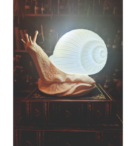 Lampe Escargot "Clair de Lune"