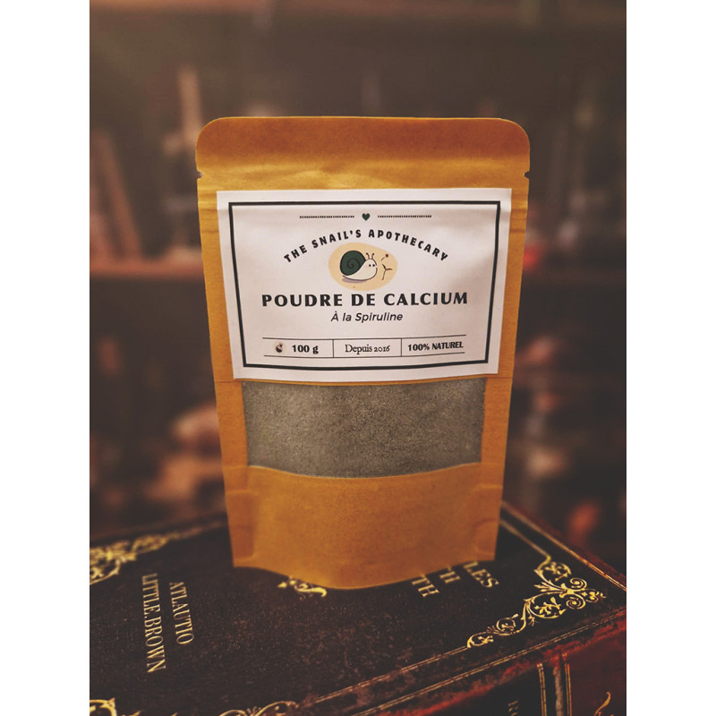 Complément Calcium & Spiruline pour Escargots, Isopodes et autres invertébrés - Gamme Les Permanents - The Snail's Apothecary Complément Calcium & Spiruline pour Escargots, Isopodes et autres invertébrés - Gamme Les Permanents - The Snail's Apothecary