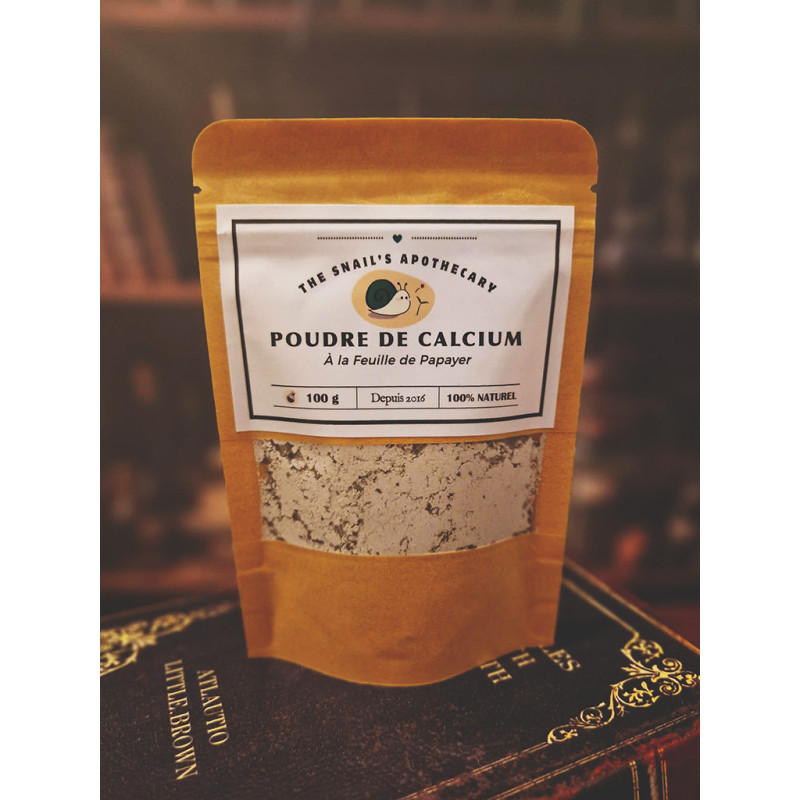 Calcium & Papaya Leaves Supplement - Les Permanents - The Snail's Apothecary Calcium & Papaya Leaves Supplement - Les Permanents - The Snail's Apothecary