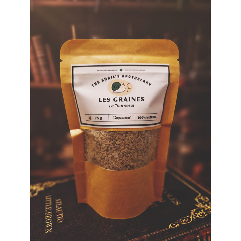 Graines de Tournesol pour Escargots géants & Isopodes - 75g - The Snail's Apothecary Graines de Tournesol pour Escargots géants & Isopodes - 75g - The Snail's Apothecary