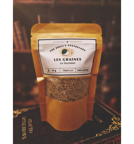 Graines de Tournesol pour Escargots géants & Isopodes - 75g - The Snail's Apothecary