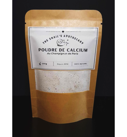 Calcium d'Automne Invertébrés 100g : Escargots, Isopodes, Iules
