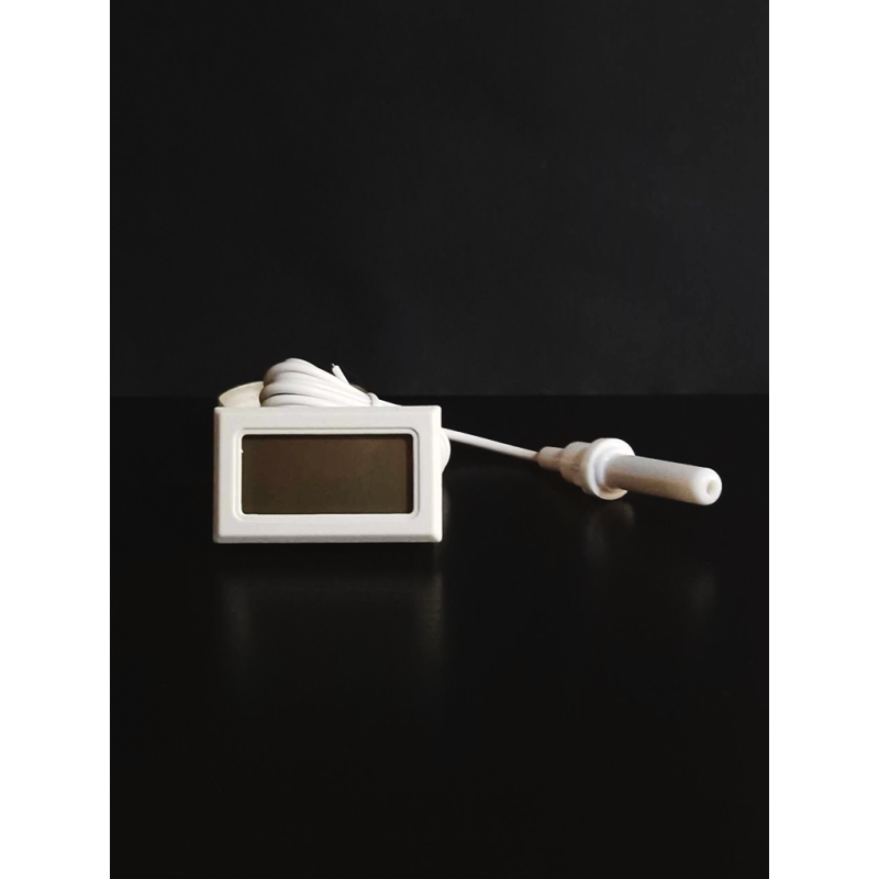 Thermomètre hygromètre blanc pour terrarium