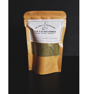 Sachet de cataplasme 'Synergie Coquille et Pied" pour escargot géant d'Afrique au Moringa, Vernonia et Margousier