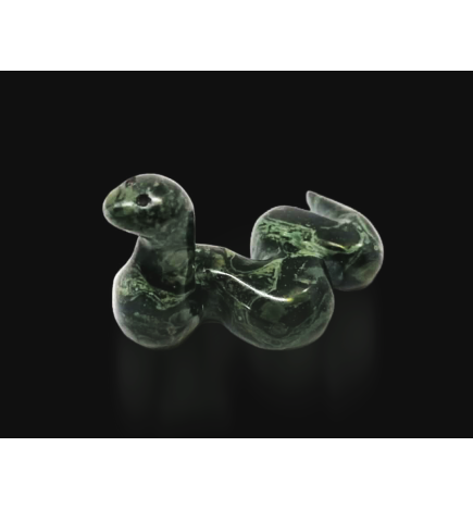 Serpent en Jaspe Kambaba - forme B - Pièce Sculptée à la Main