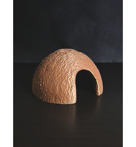 Cachette pour terrarium en forme de noix de coco, matière PLA